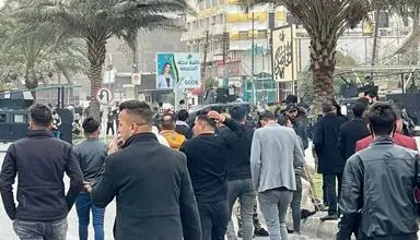تجمع میلیونی در بغداد برای بزرگداشت سالگرد شهادت حاج قاسم و المهندس/گزارش تصویری