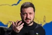 زلنسکی بر سر سفره افطار + عکس
