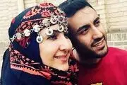 پسر و عروس فاطمه گودرزی در دل طبیعت /عکس