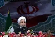 روحانی: برای ساخت موشک از کسی اجازه نگرفته و نمی‌گیریم