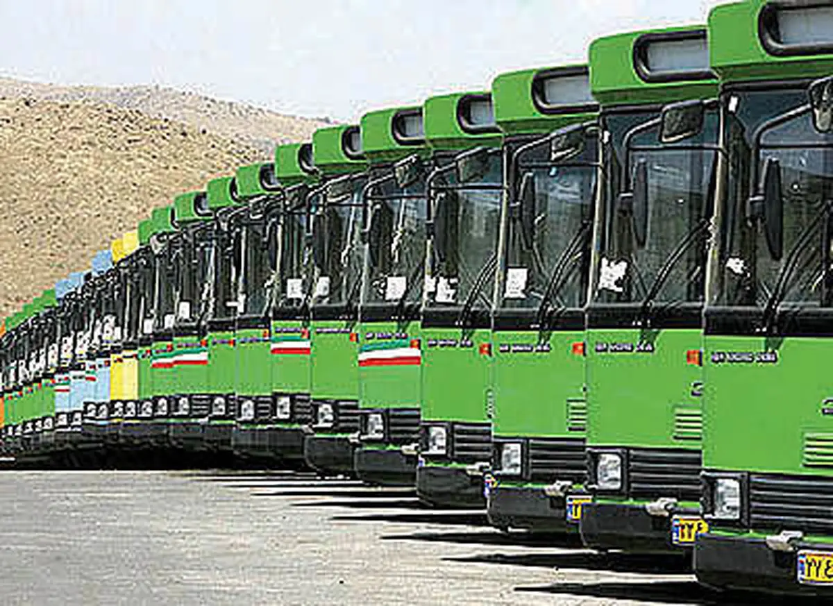 آمادهباش ناوگان اتوبوسرانی برای خدمات دهی در روزهای آلوده