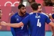 قهرمانی والیبالیست های فرانسه با غلبه بر روسیه در المپیک توکیو