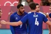 قهرمانی والیبالیست های فرانسه با غلبه بر روسیه در المپیک توکیو