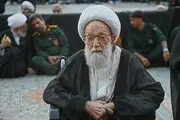 حضور رهبر شیعیان بحرین در مراسم تشییع رهبر شهید در قم