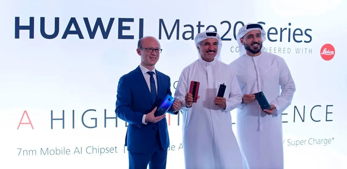 رونمایی از گوشی های Huawei mate 20 در خاورمیانه و آفریقا