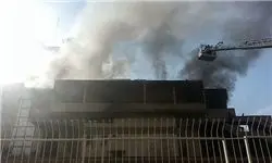 آتش‌سوزی در یک مجتمع مسکونی ۲۴ واحدی