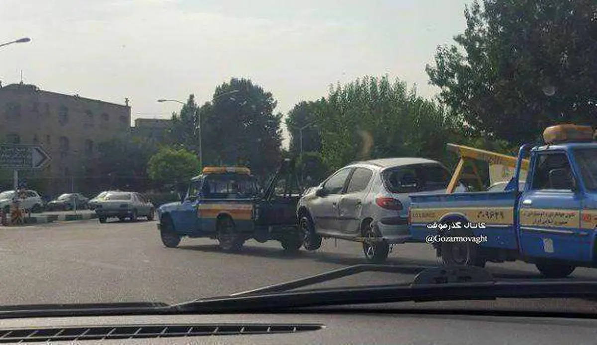 صحنهای عجیب در خیابان های تهران!/ عکس