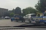 صحنه‌ای عجیب در خیابان های تهران!/ عکس