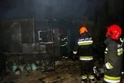 آتش سوزی در بازار ناصرخسرو