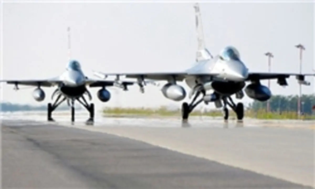 سقوط یک جنگنده F-16 آمریکایی در آریزونا