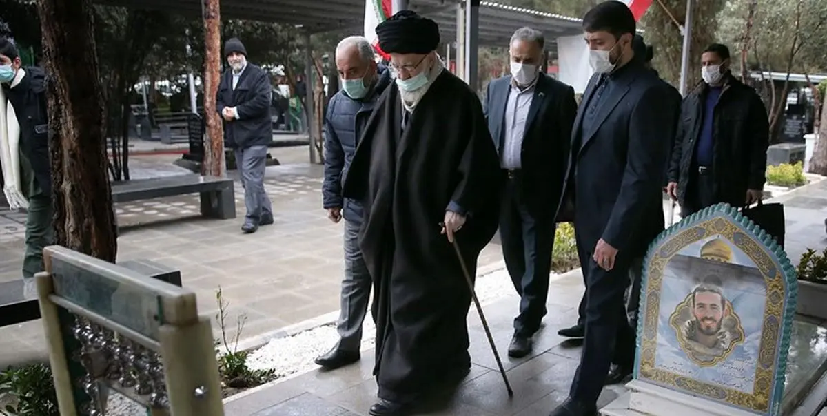 حضور رهبر انقلاب در مرقد امام خمینی(ره) و مزار شهدا/فیلم