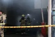  ورود تیم بررسی آتش نشانی به طبقه منفی چهار ساختمان وزارت نیرو