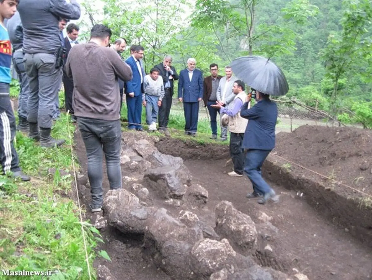 کشف اسکلت ۳۰۰۰ ساله در ماسال