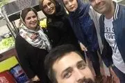 بازیگران در فلافل فروشی!/ عکس