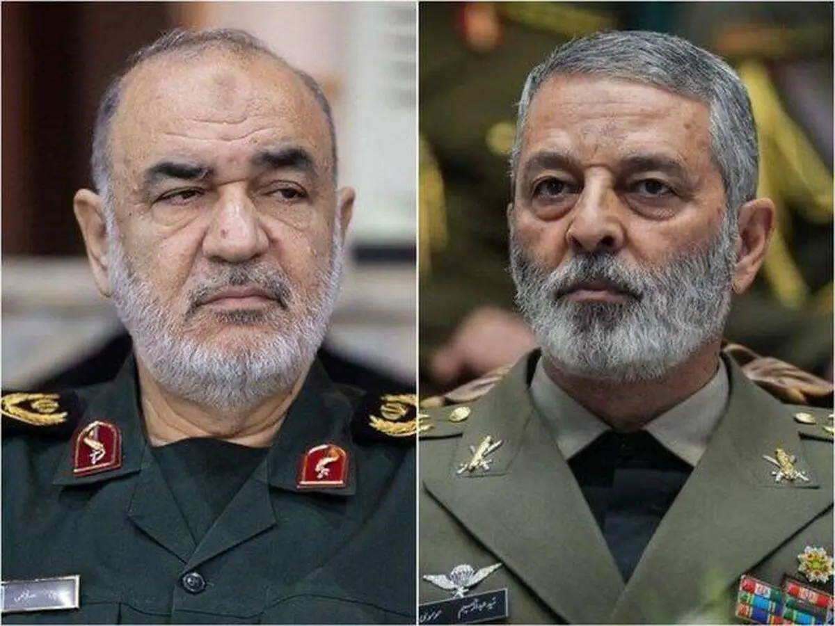  پیام مهم فرمانده سپاه به فرمانده کل ارتش درباره حمله اسرائیل 