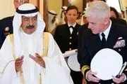 فرمانده ناوگان پنجم نیروی دریایی آمریکا با نخست‌وزیر بحرین دیدار کرد