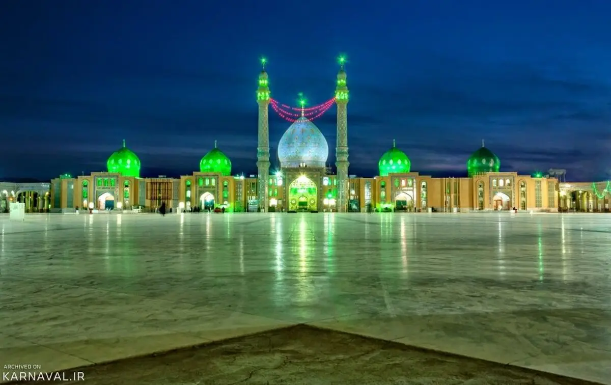 اولین تصویر ماهواره خیام از مسجد مقدس جمکران
