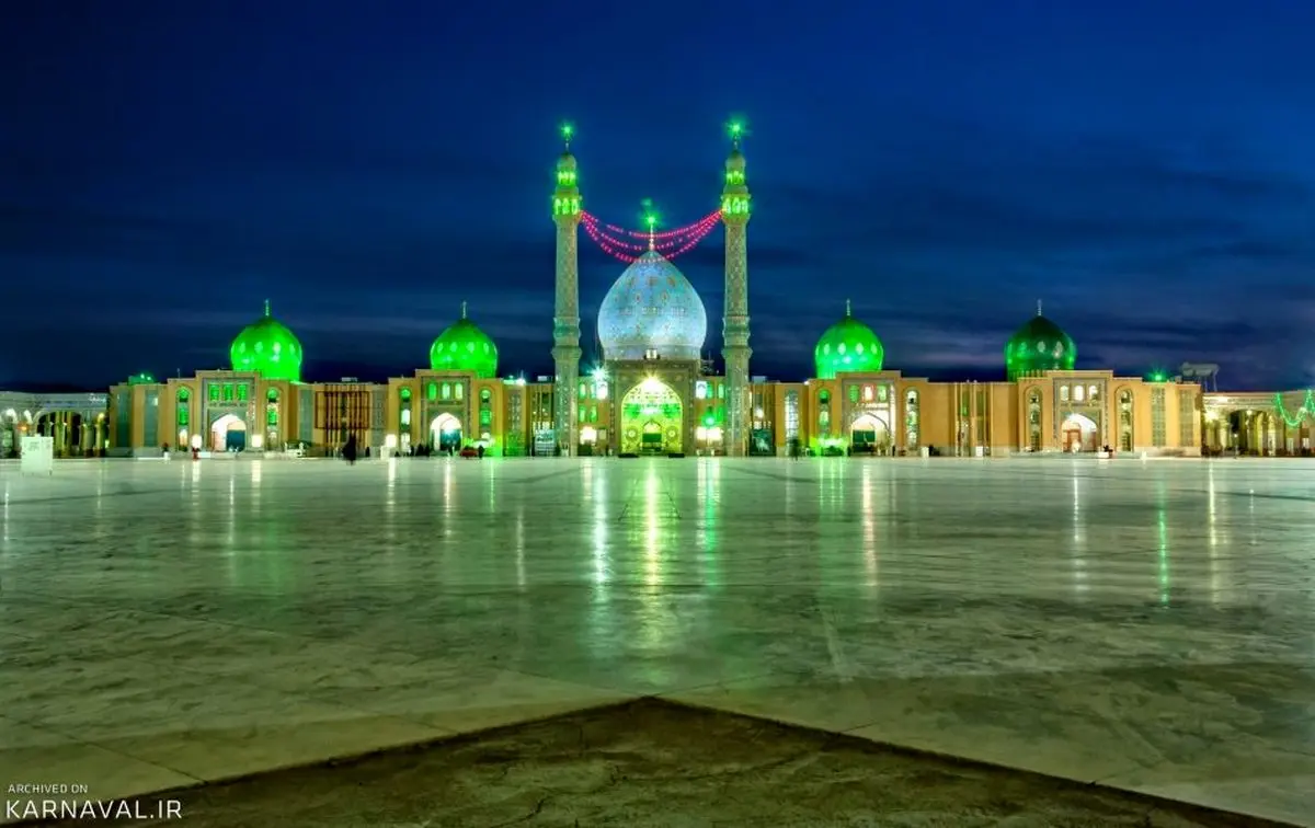 اولین تصویر ماهواره خیام از مسجد مقدس جمکران