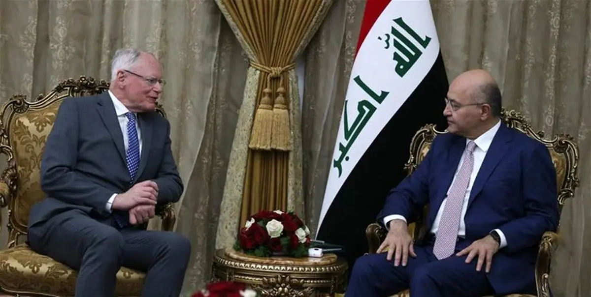 موضوع گفتوگوی برهم صالح و جیمز جفری