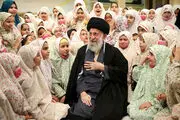  جشن فرشته‌ها در حضور رهبر انقلاب/ گزارش تصویری 