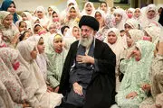  جشن فرشته‌ها در حضور رهبر انقلاب/ گزارش تصویری 