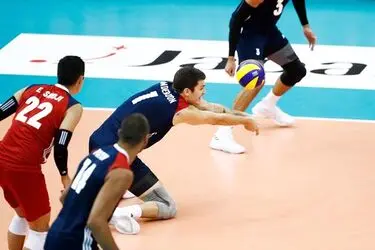 والیبال ایران و آمریکا
