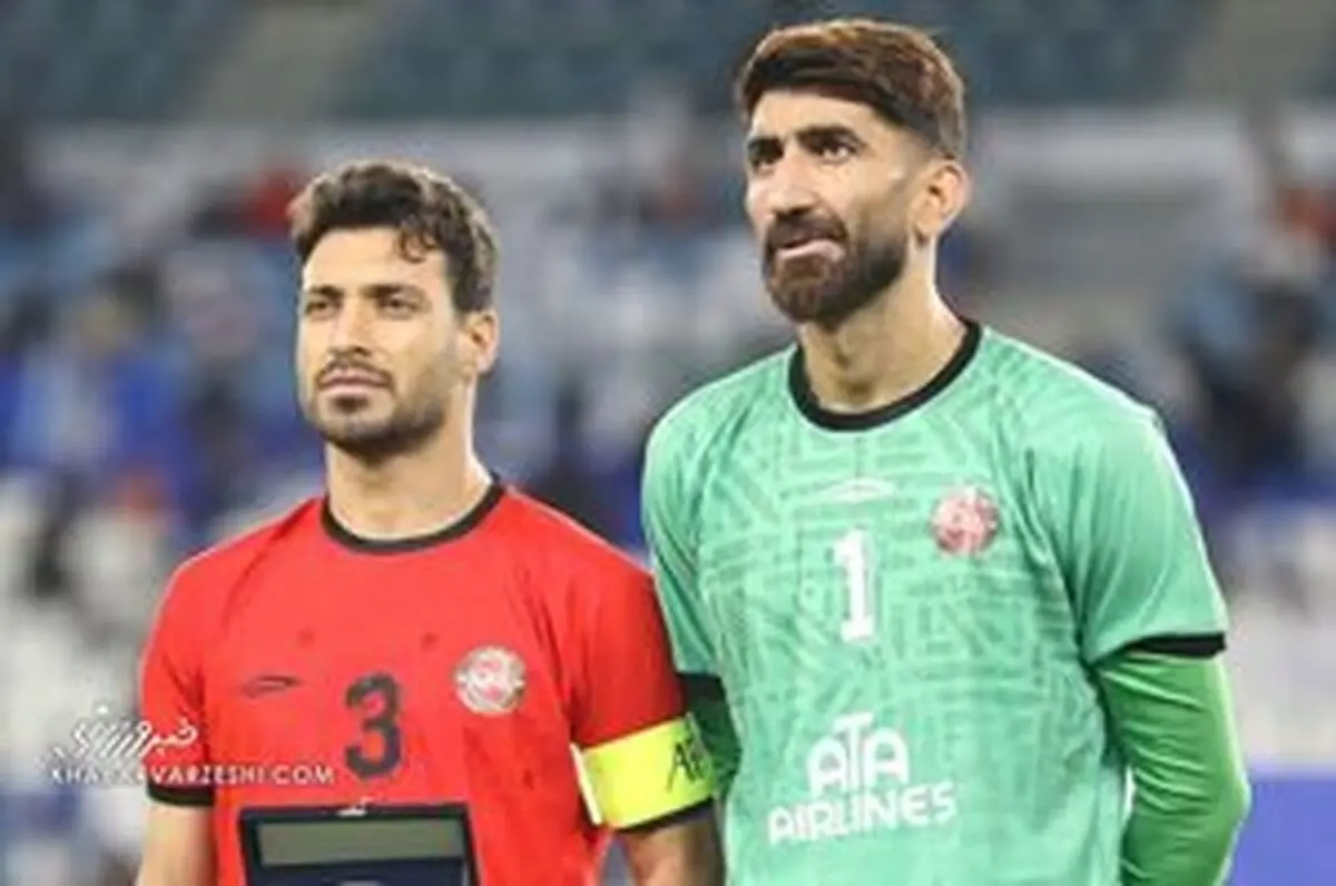  زرنگی بیرانوند برای فرار از حملات پرسپولیسی‌ها +عکس