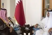 رایزنی امیر قطر با معاون وزیر دفاع سعودی 