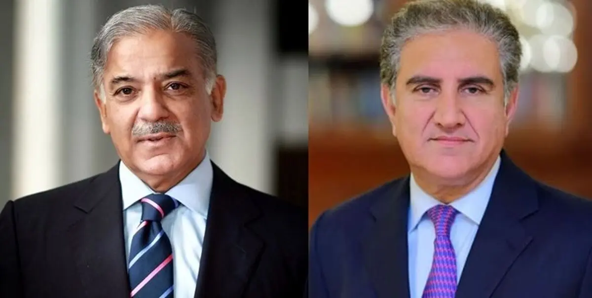 اعلام نامزدی «شهباز شریف» و «شاه محمود قریشی» برای نخست‌وزیری پاکستان 