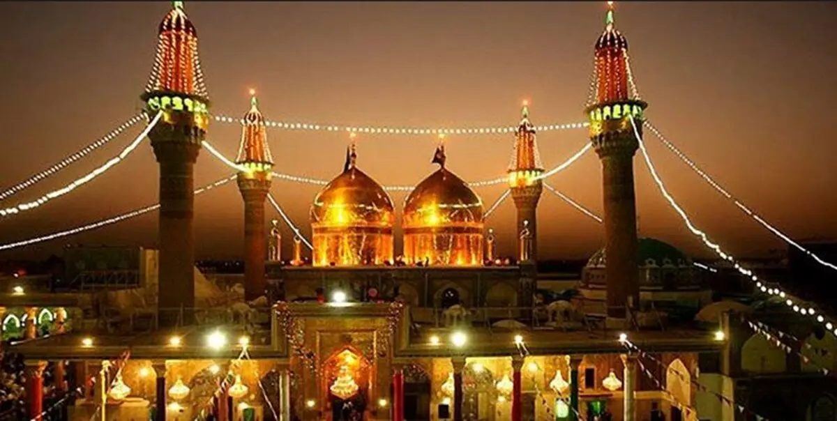 نمایی بسیار زیبا از حرم امامین کاظمین(ع) /عکس