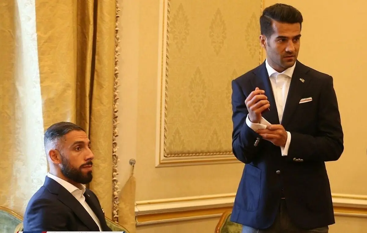 جلسه محرمانه کی روش با کاپیتان تیم ملی در فرودگاه!

