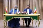 امضا چهار سند همکاری میان مقامات ایران و عمان