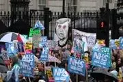  تظاهرات گسترده علیه ولخرجی‌های نظامی لندن/ گزارش تصویری