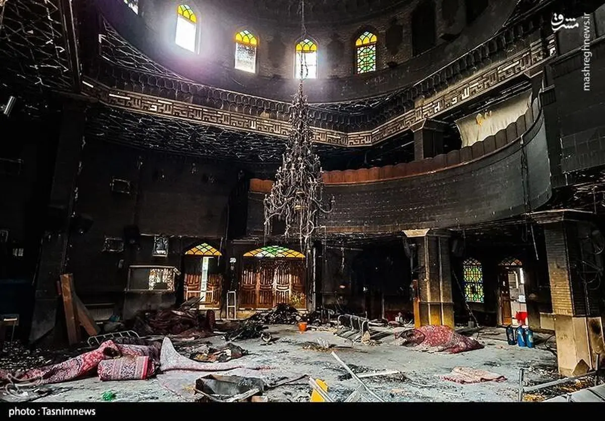 اوج کینه تروریست ها در صحن مسجد ابوذر +عکس
