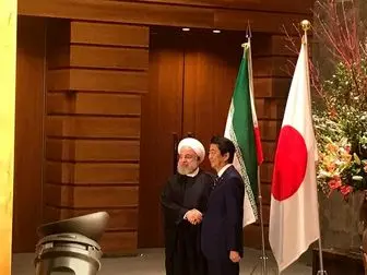 استقبال رسمی نخست وزیر ژاپن از رئیس جمهور ایران
