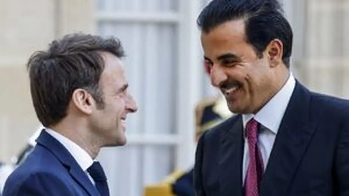 موضوع رایزنی امیر قطر با رئیسجمهور فرانسه