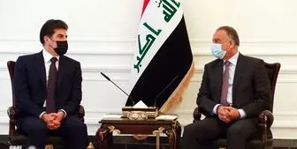 دیدار رئیس منطقه کردستان عراق با الکاظمی