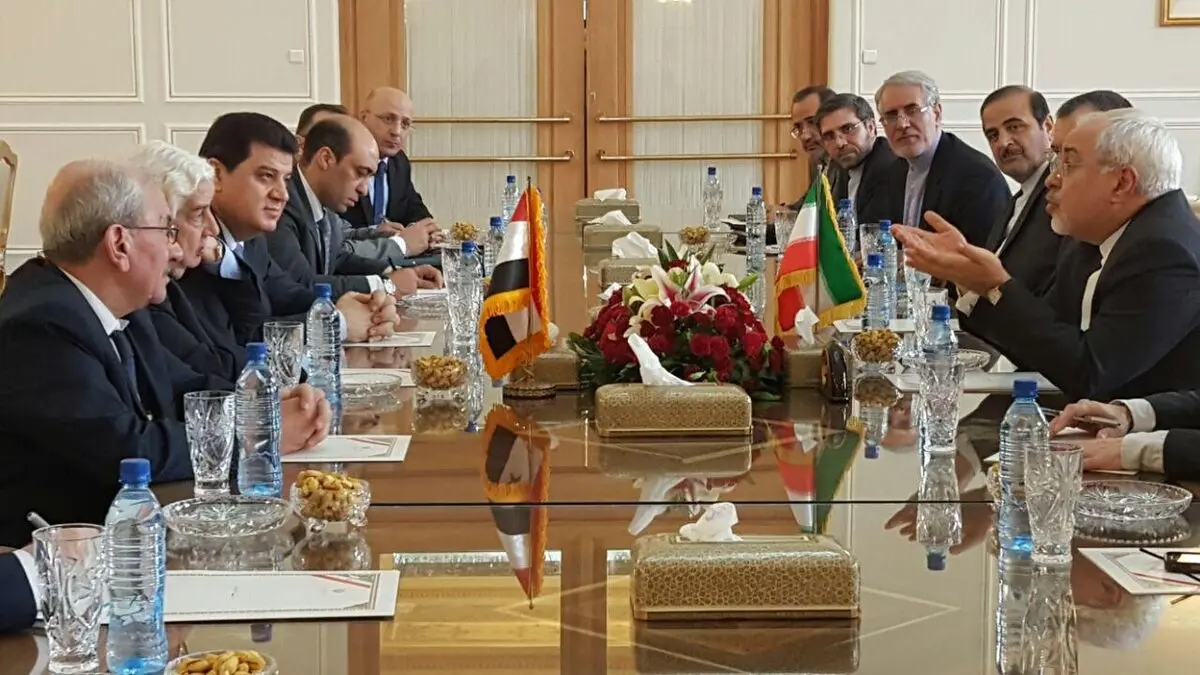 دیدار وزیر خارجه سوریه با ظریف 