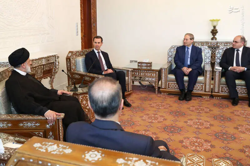 دیدار آیت الله رییسی با بشار اسد/ گزارش تصویری