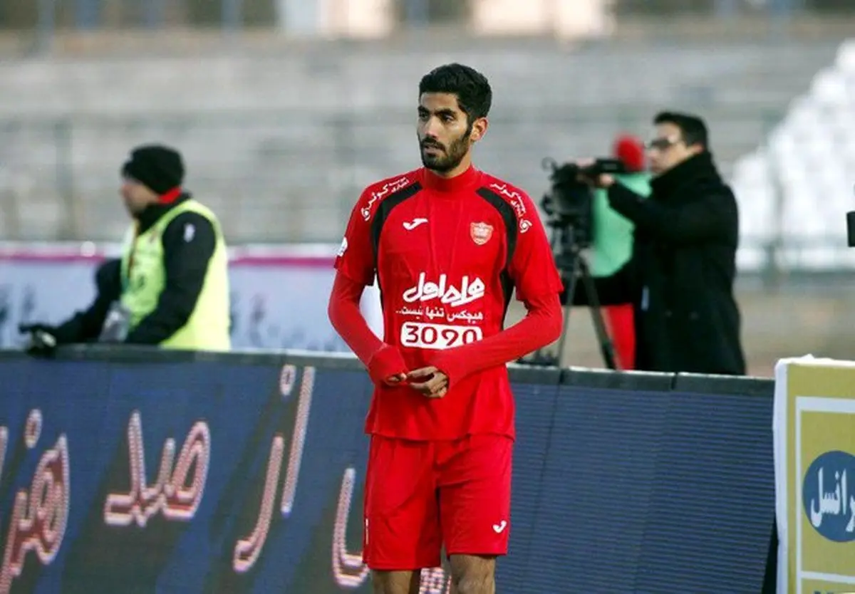 تصویری از مدافع پرسپولیس پس از جراحی