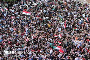 جشن پیروزی بشار اسد