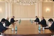 دیدار ظریف با رئیس جمهور آذربایجان
