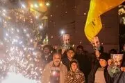 جشن پایان داعش در چهارراه ولیعصر/ گزارش تصویری