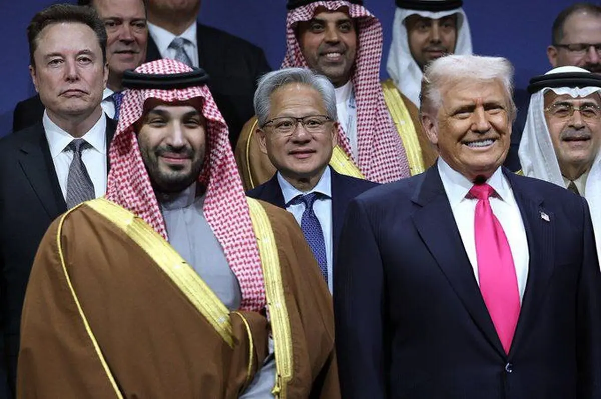 بزرگان فناوری آمریکا پشت سر بن سلمان و ترامپ/عکس