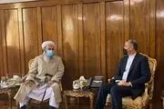 دیدار امام جمعه اهل سنت زاهدان در دیدار با وزیر امور خارجه
