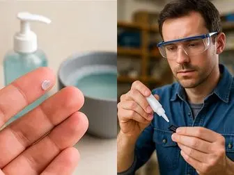 خطرات استفاده از چسب های فوری+نکات ایمنی