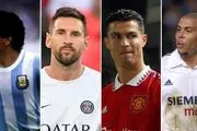 رده‌بندی برترین فوتبالیست‌های تاریخ/ مسی بالاتر از مارادونا و رونالدو
