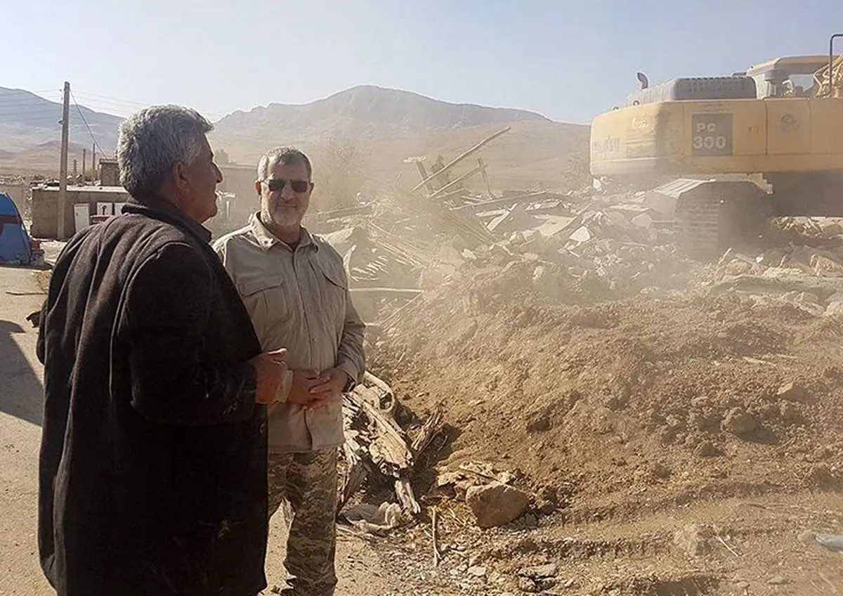 آغاز مرحله دوم آواربرداری از مناطق زلزلهزده غرب کشور توسط سپاه