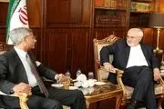 درخواست ظریف از وزیر خارجه هند