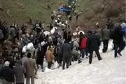 اتفاقی عجیب/ برف تابستانی در کلاردشت